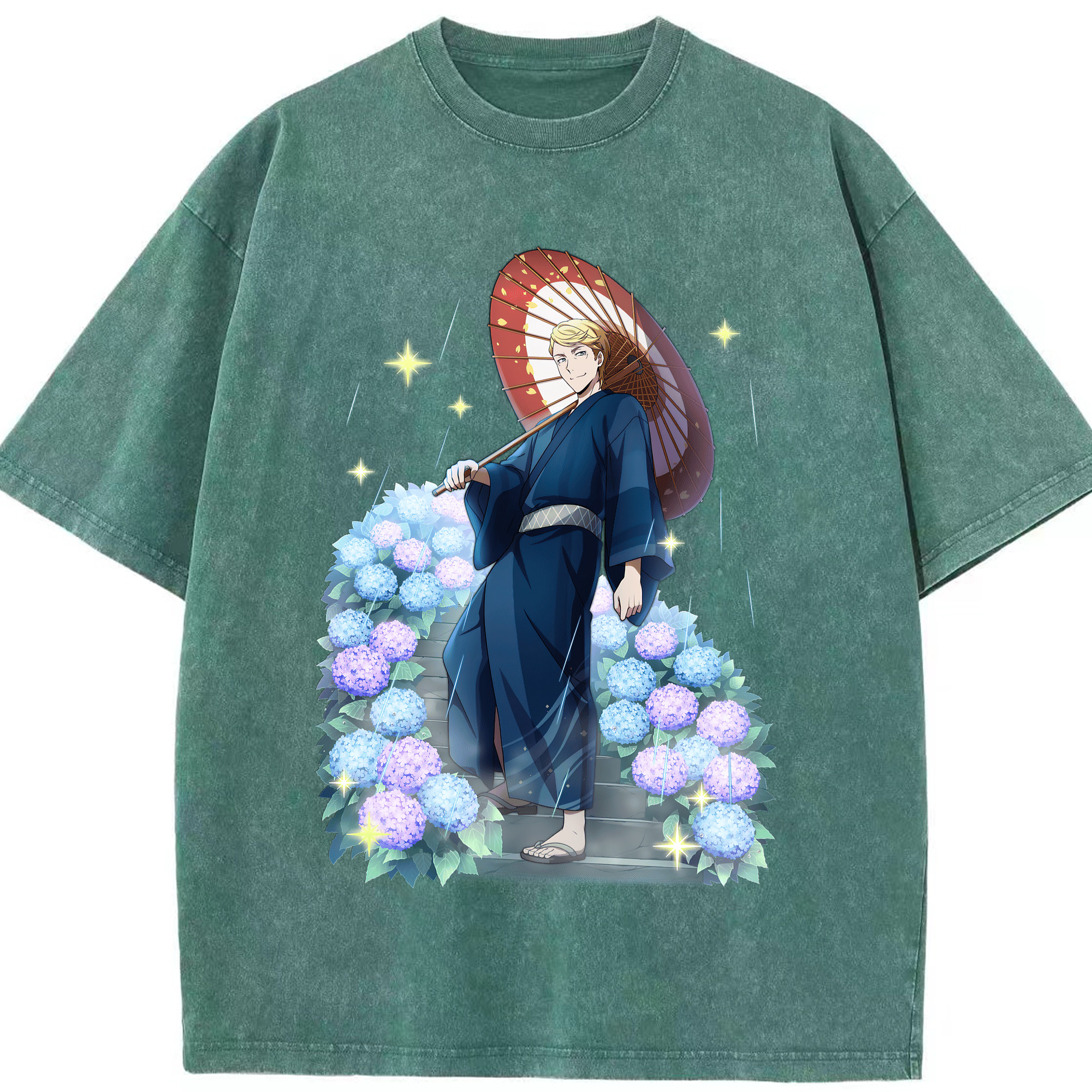 （画像用） 文豪ストレイドッグス Bungo Stray Dogs 綿100% ヴィンテージ風 半袖Tシャツ（フロントプリント）